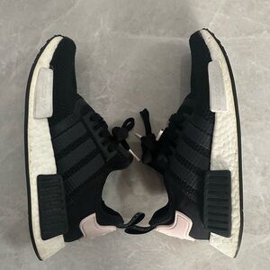 adidas NMD R1 Core Black Clear Pink Sneakers